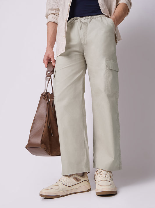 Side Pocket Trousers Stone Beige 1