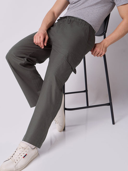 Side Pocket Trousers Charcoal 1