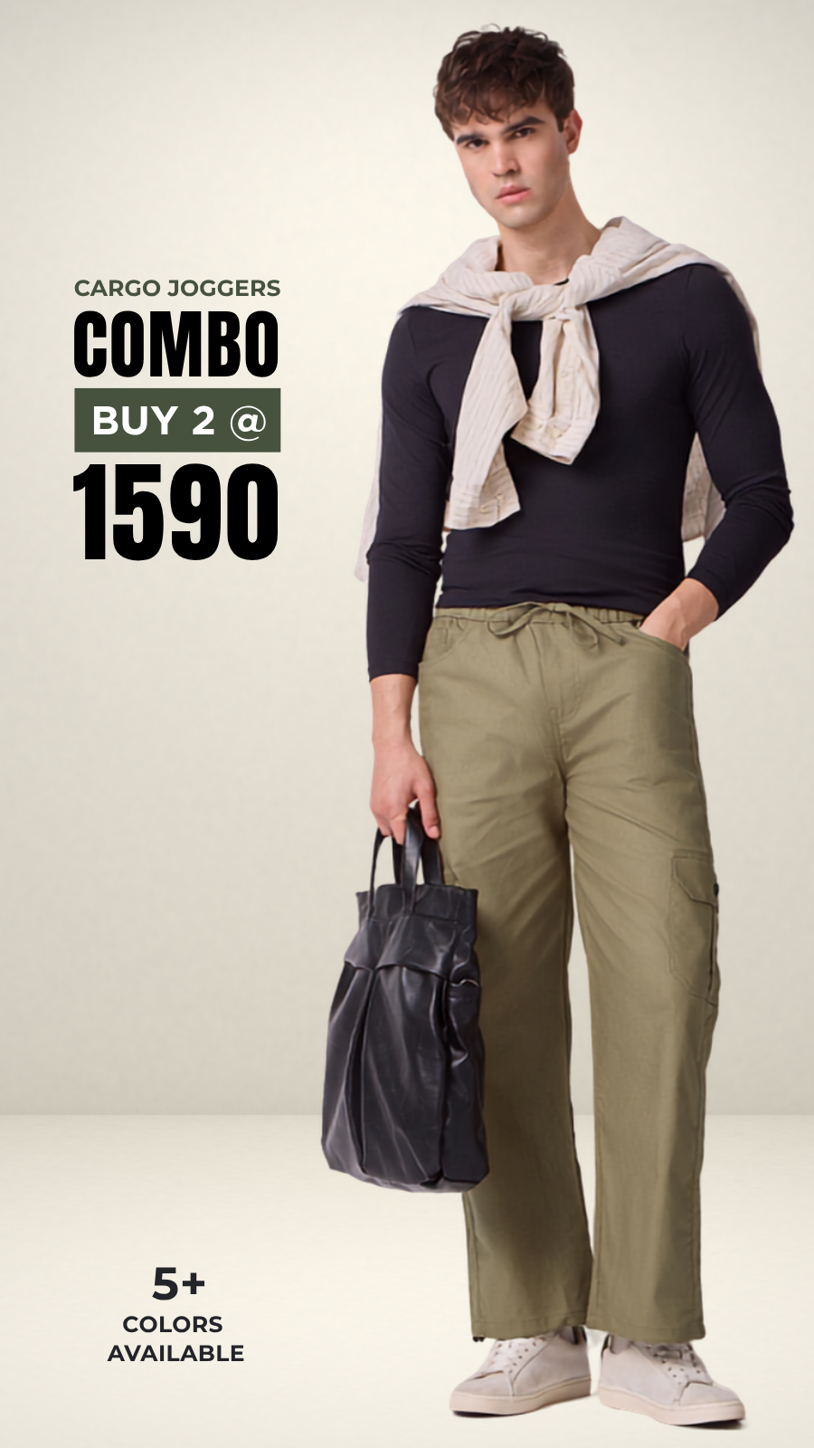 Vikram Grey dori waist trousers detail