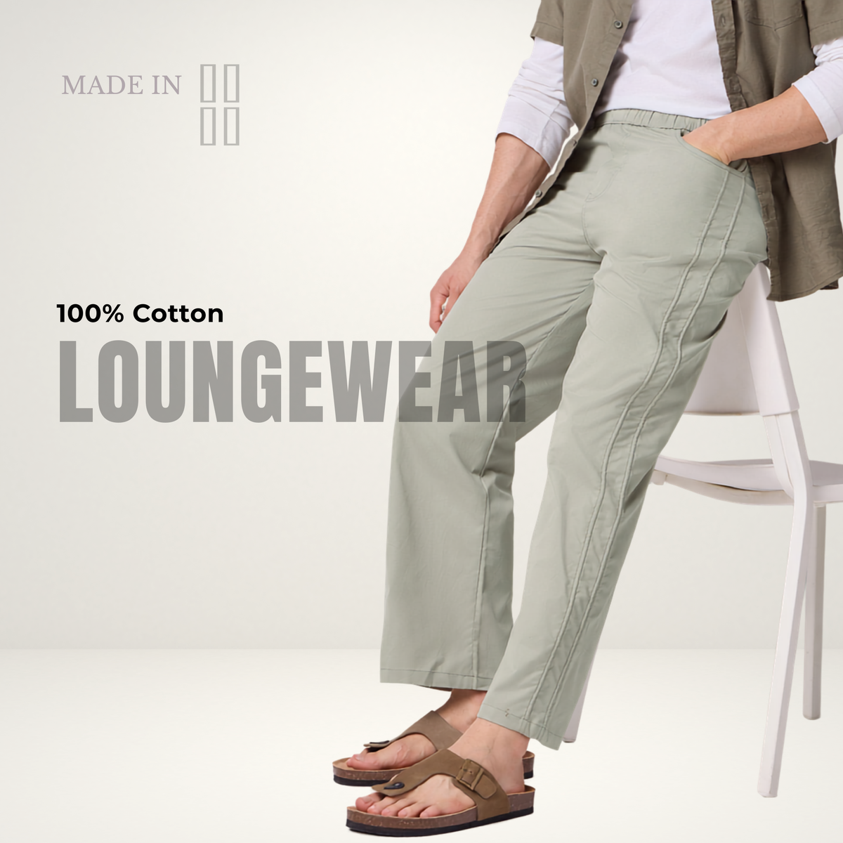 Vikram Grey loungewear outfit