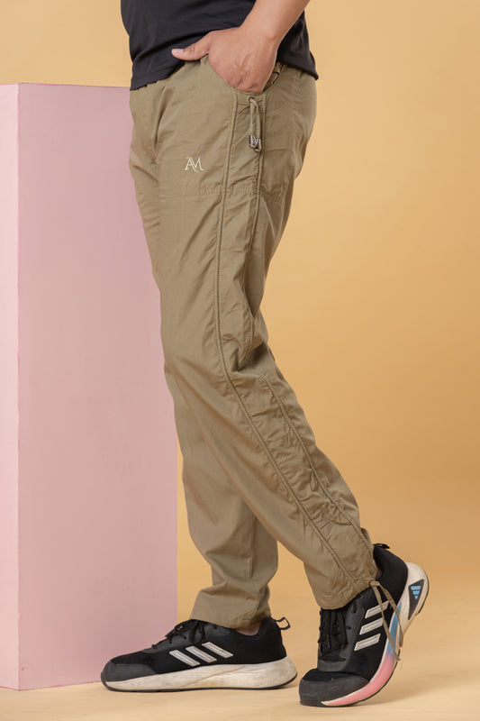 Khaki Relaxed-Fit Pyjama Pants