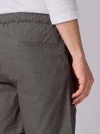 Down-Fold Cuff Shorts Charcoal Grey 6