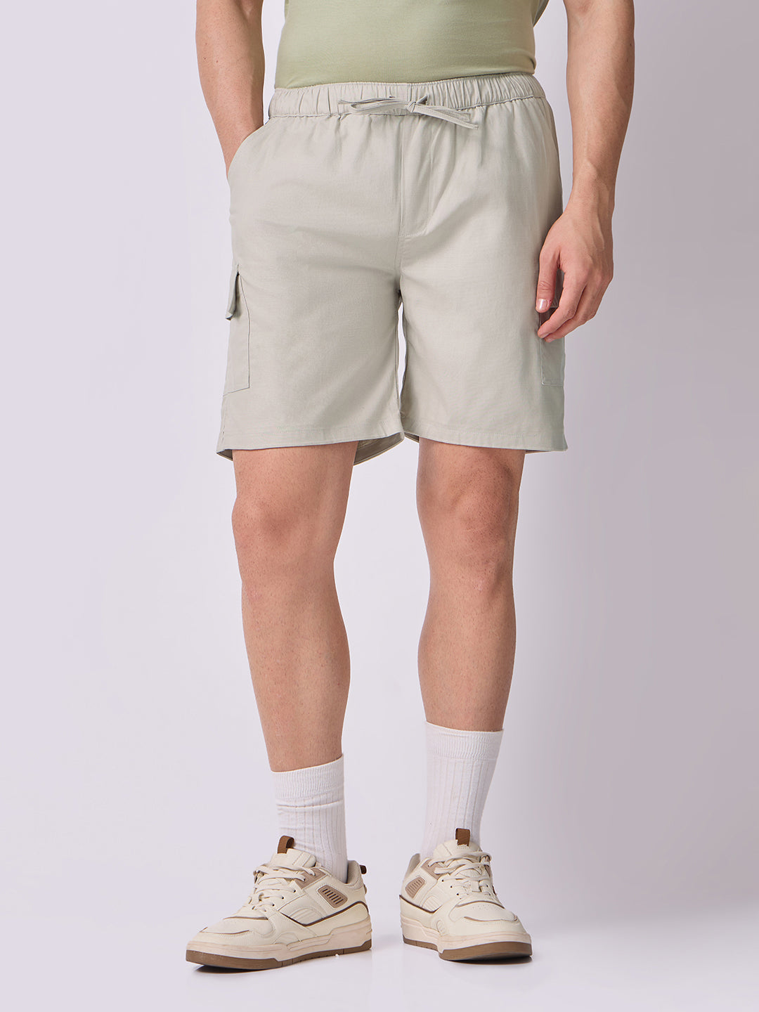 3-Pocket V-Back Shorts Mint 2