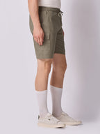 3-Pocket V-Back Shorts Taupe Green 3