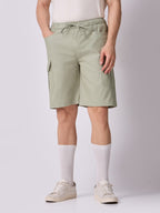 Dori Side Pocket Bermuda Shorts Sage Green 2