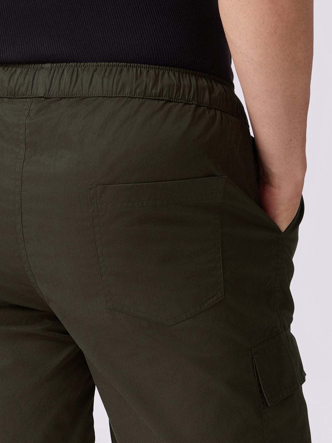 3-Pocket V-Back Shorts Forest Green 6