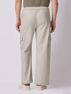 Dori Side Pocket Cargo Trousers Beige 4