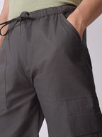 Side Pocket Bermuda Shorts Charcoal Grey 5