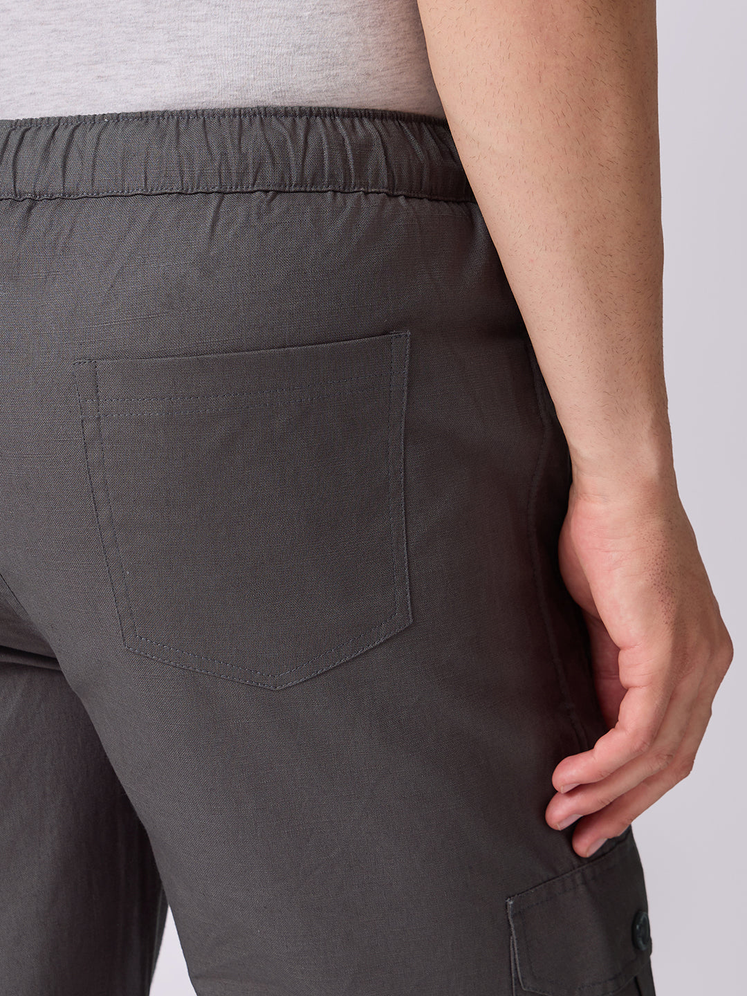 Dori Side Pocket Cargo Trousers Grey 6
