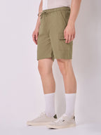 3-Pocket V-Back Shorts Olive Green 3