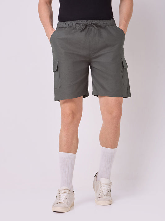 3-Pocket V-Back Shorts Dark Grey 2