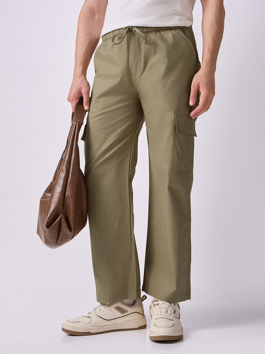 Side Pocket Trousers Khaki 1