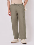 Side Pocket Trousers Olive Grey 2