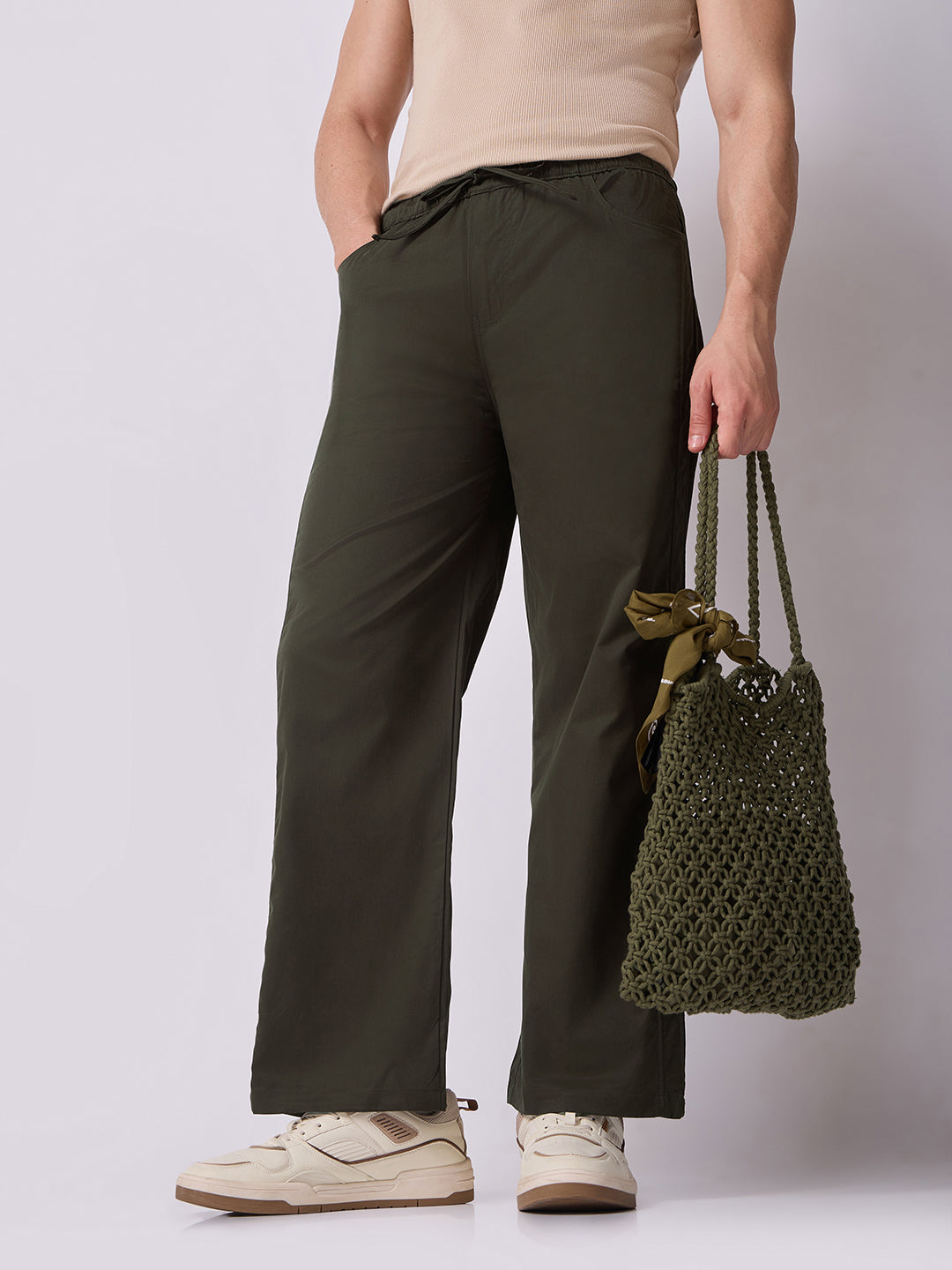 Simple Dori Trousers Forest Green 1
