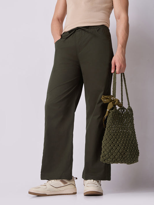 Simple Dori Trousers Forest Green 1
