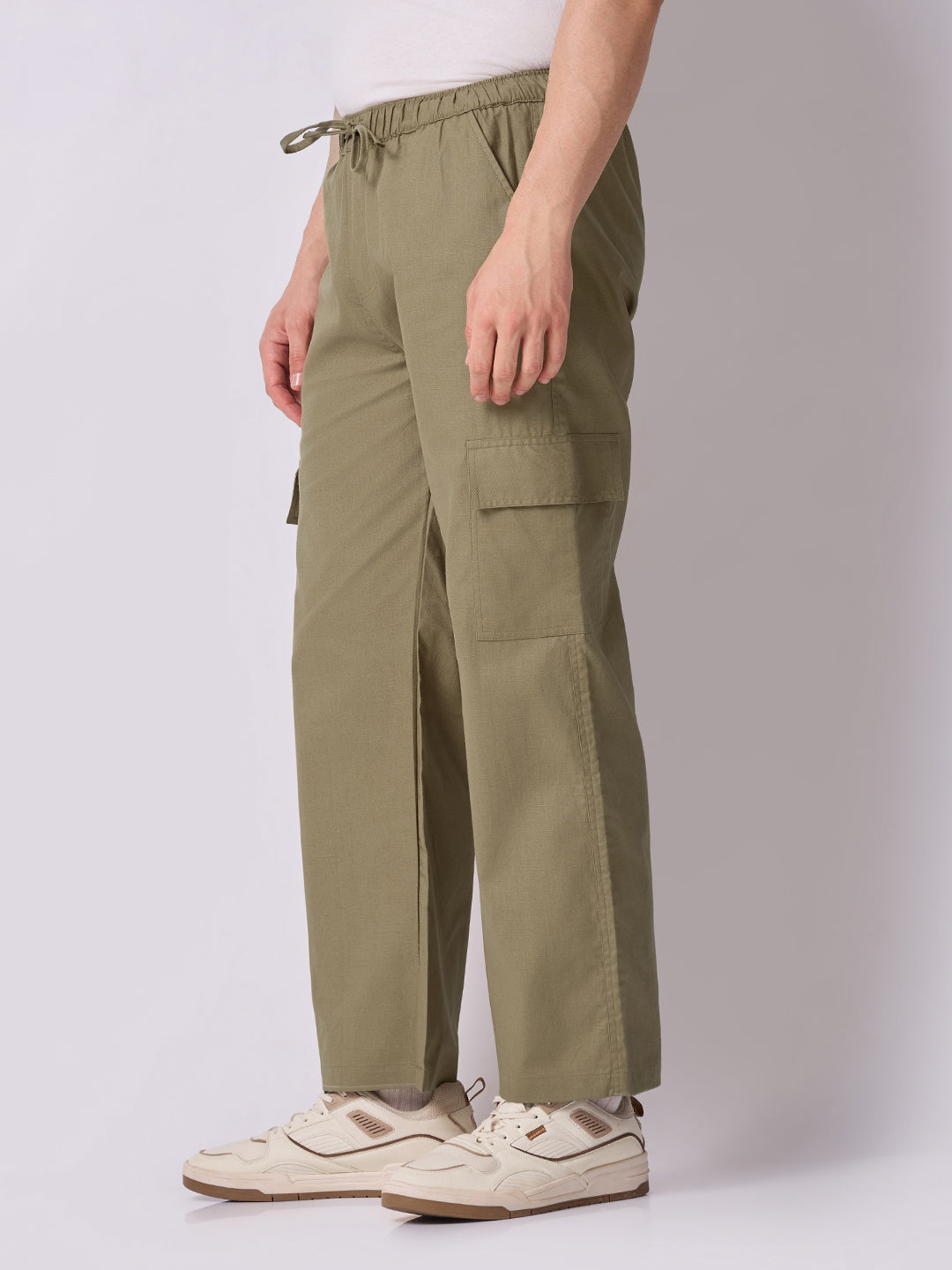 Side Pocket Trousers Khaki 3