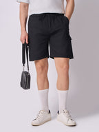 3-Pocket V-Back Shorts Black 1