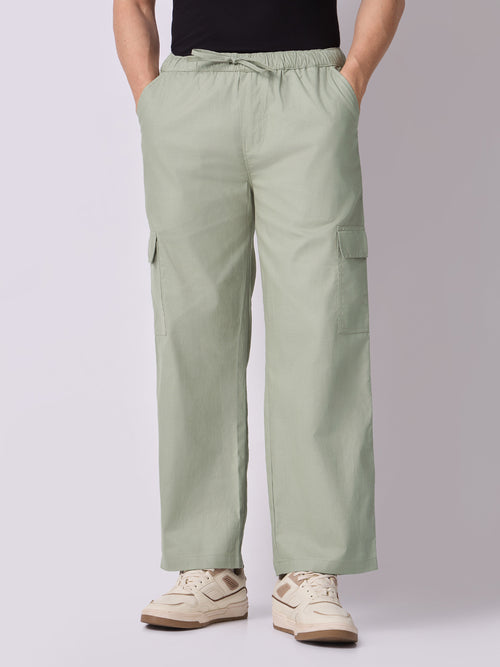 Side Pocket Trousers Sage Green 2