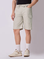 Dori Side Pocket Bermuda Shorts Stone Beige 3