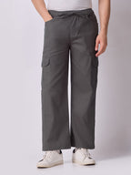 Dori Side Pocket Cargo Trousers Grey 2
