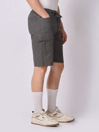 Dori Side Pocket Bermuda Shorts Grey 3