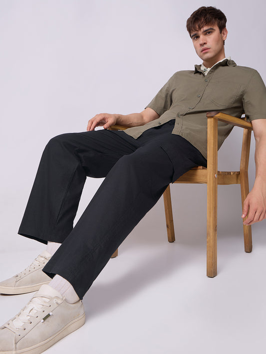 Side Pocket Trousers Black 1