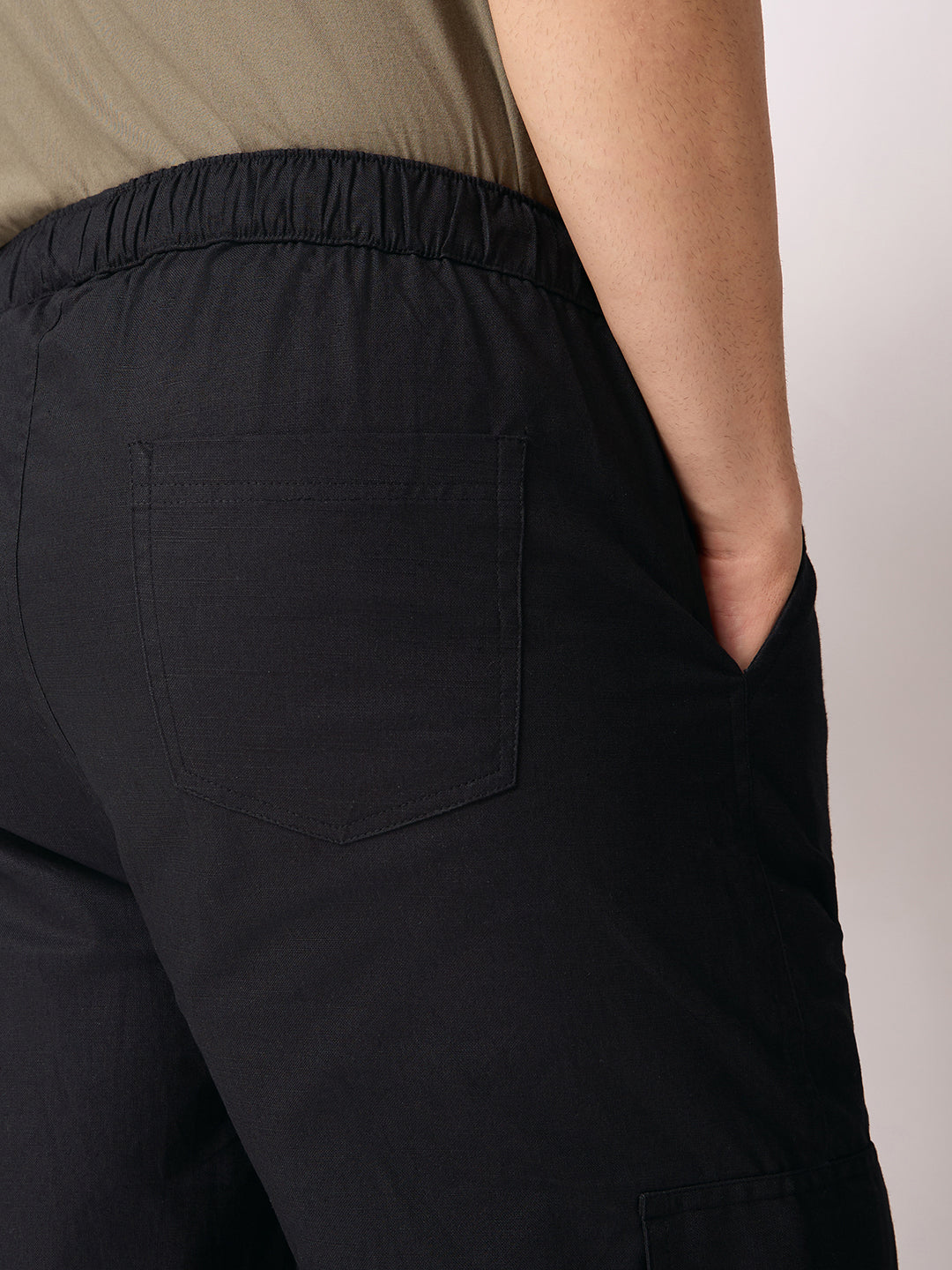 Side Pocket Trousers Black 6