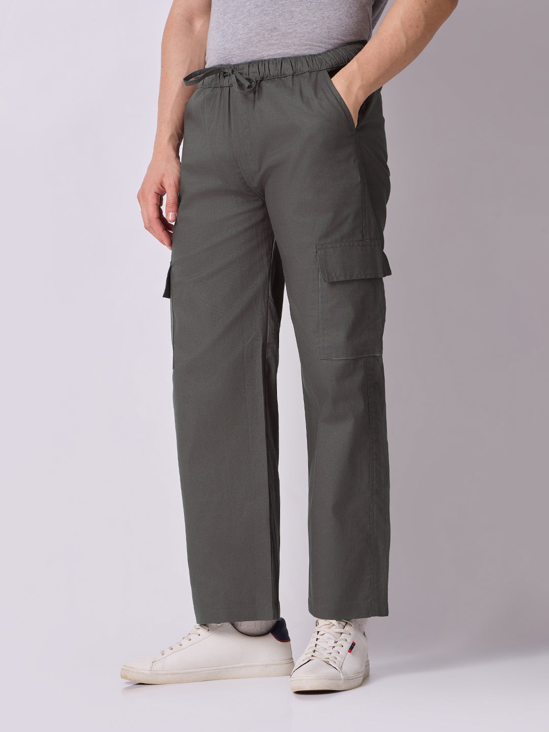 Side Pocket Trousers Charcoal 3