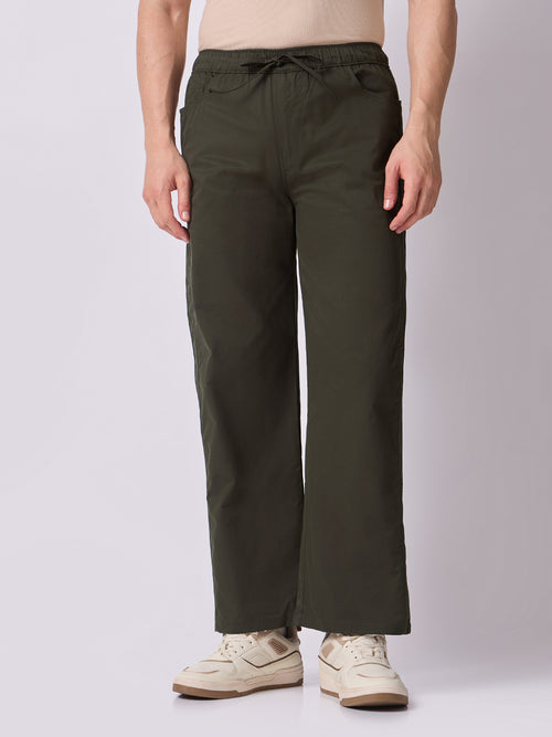 Simple Dori Trousers Forest Green 2