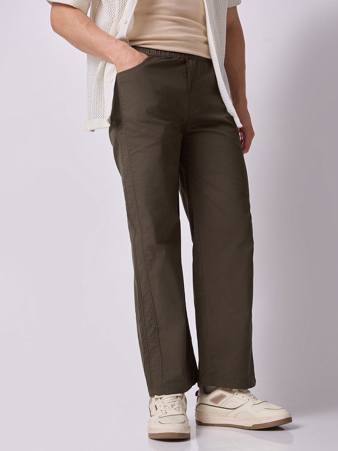 Simple Dori Trousers Espresso Brown 1