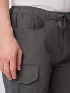 Dori Side Pocket Bermuda Shorts Grey 5
