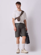 Dori Side Pocket Bermuda Shorts Grey 7