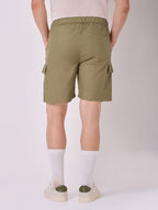 3-Pocket V-Back Shorts Olive Green 4