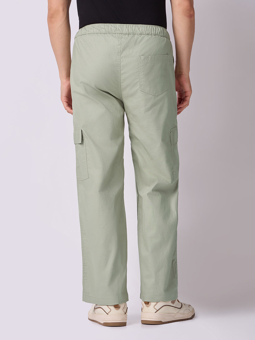 Side Pocket Trousers Sage Green 4