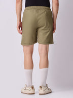 Down-Fold Cuff Shorts Khaki Green 4