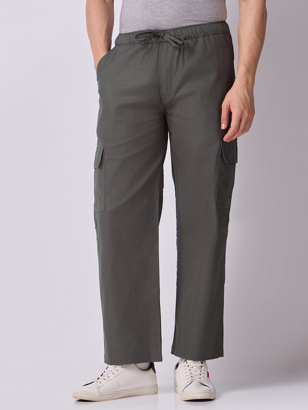 Side Pocket Trousers Charcoal 2