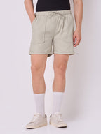 Down-Fold Cuff Shorts Stone Beige 2