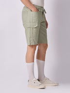 Dori Side Pocket Bermuda Shorts Sage Green 3