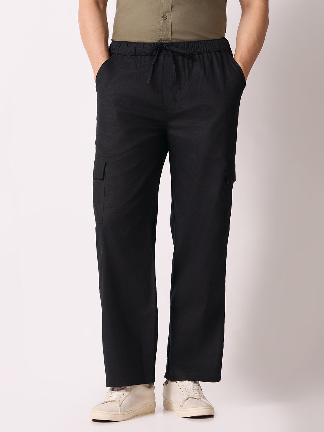 Side Pocket Trousers Black 2