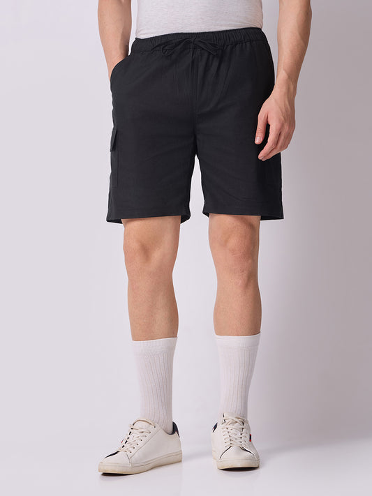 3-Pocket V-Back Shorts Black 2