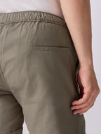 Down-Fold Cuff Shorts Olive Green 6