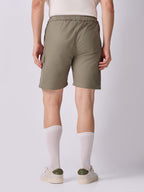 3-Pocket V-Back Shorts Taupe Green 4