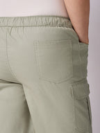 Dori Side Pocket Bermuda Shorts Sage Green 6
