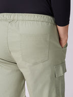 3-Pocket V-Back Shorts Sage Green 6
