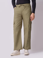 Dori Side Pocket Cargo Trousers Olive 2