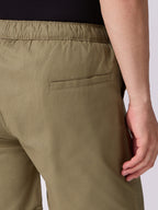 Down-Fold Cuff Shorts Khaki Green 6