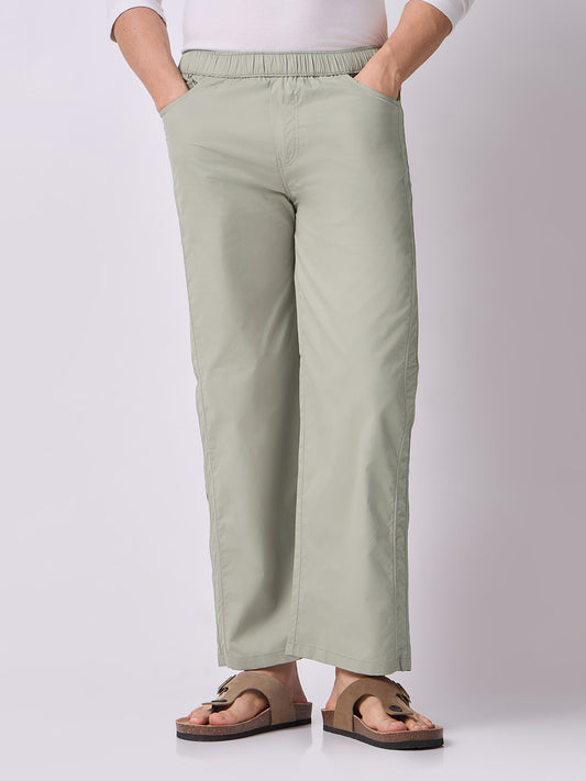 Simple Dori Trousers Pale Sage 2