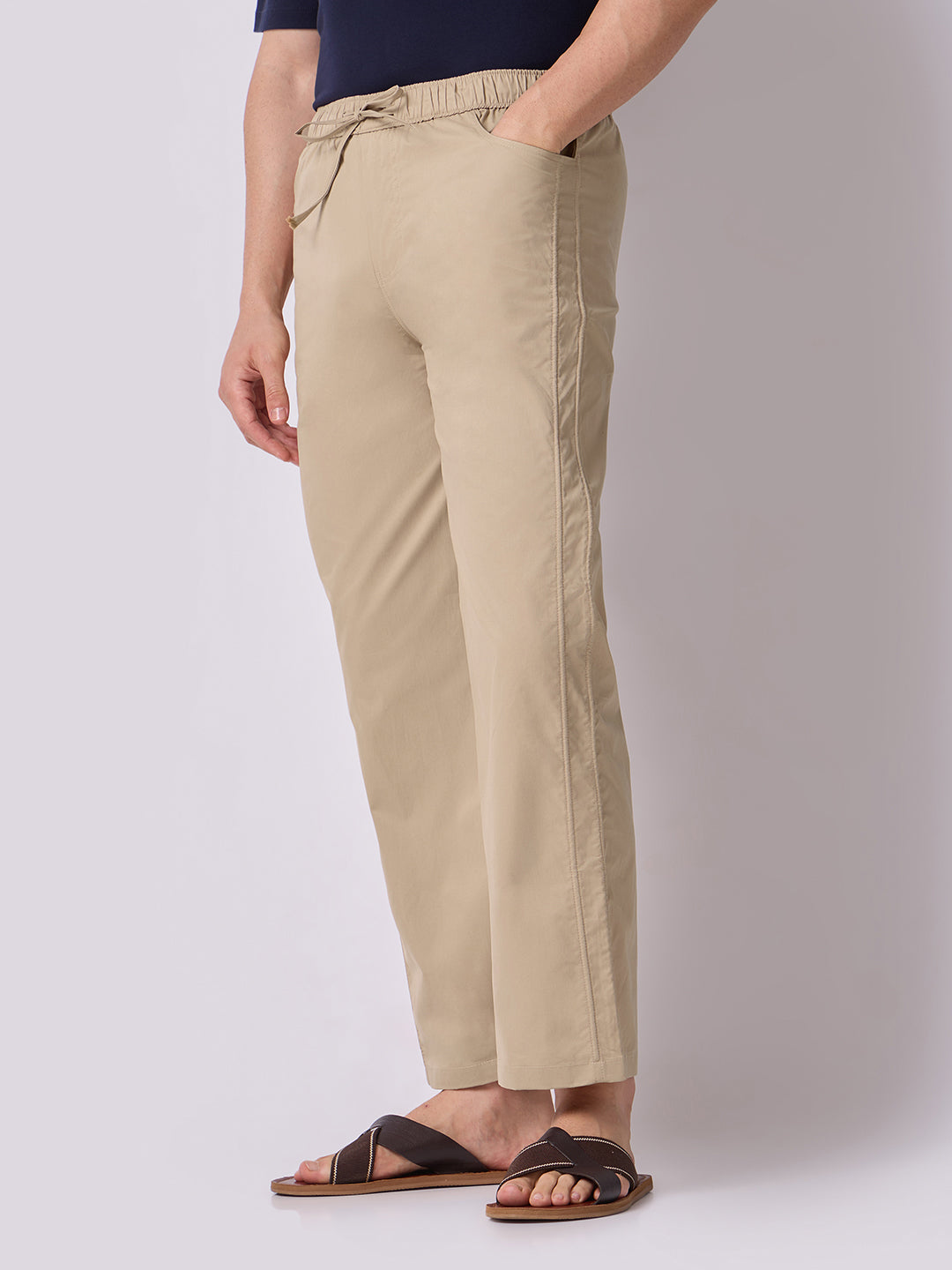 Simple Dori Trousers Tan 3
