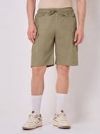 Dori Side Pocket Bermuda Shorts Olive 2