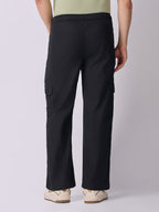 Dori Side Pocket Cargo Trousers Black 4
